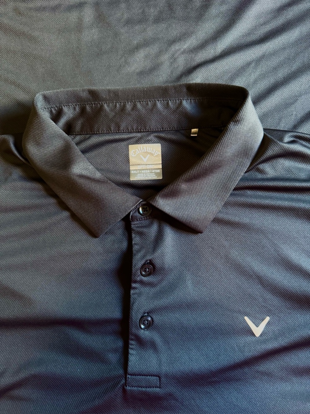 Callaway Men's Dark Gray Opti-Dri™ Performance Golf Polo (Dark Gray - 4XLT)